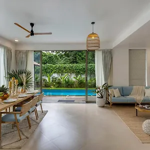Casa Maxima - 4br W Pvt Pool Nr Coco Beach, Nerul Apartment
